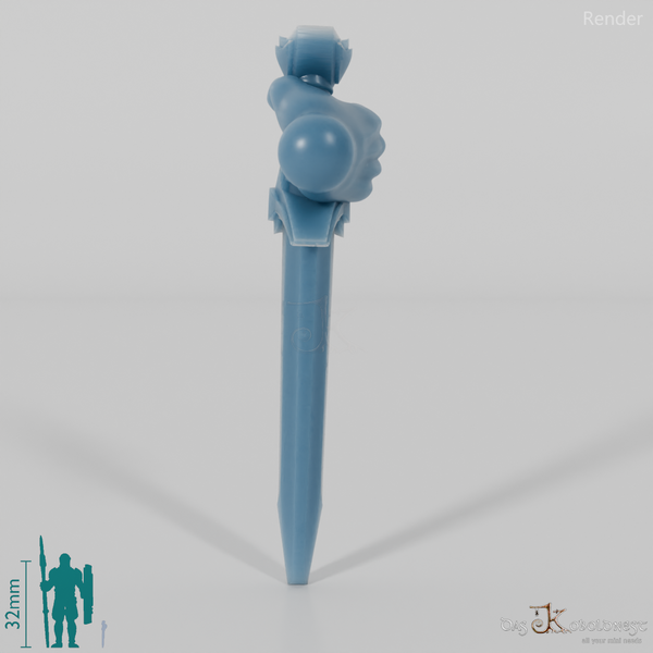 Halfling Dagger B with Hand (Lowered)