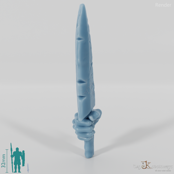 Orc dagger B with hand (blade on top)