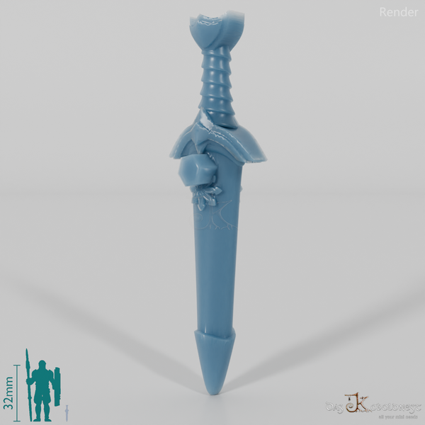 Halfling Accessories - Dagger B in sheath