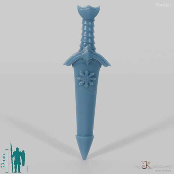 Halfling Accessories - Dagger B in sheath