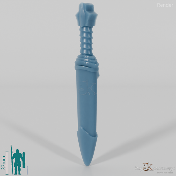 Halfling Accessories - Dagger C in sheath