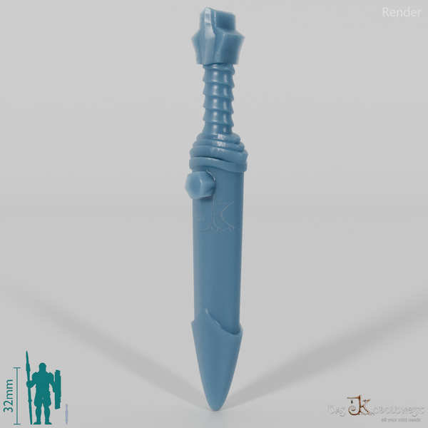 Halfling Accessories - Dagger C in sheath