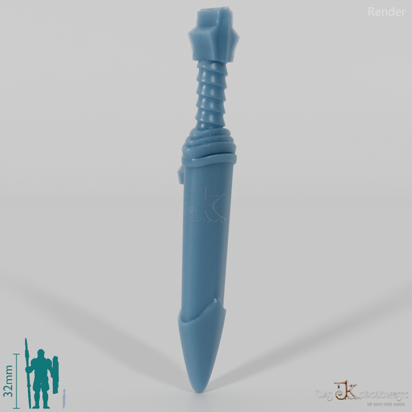 Halfling Accessories - Dagger C in sheath