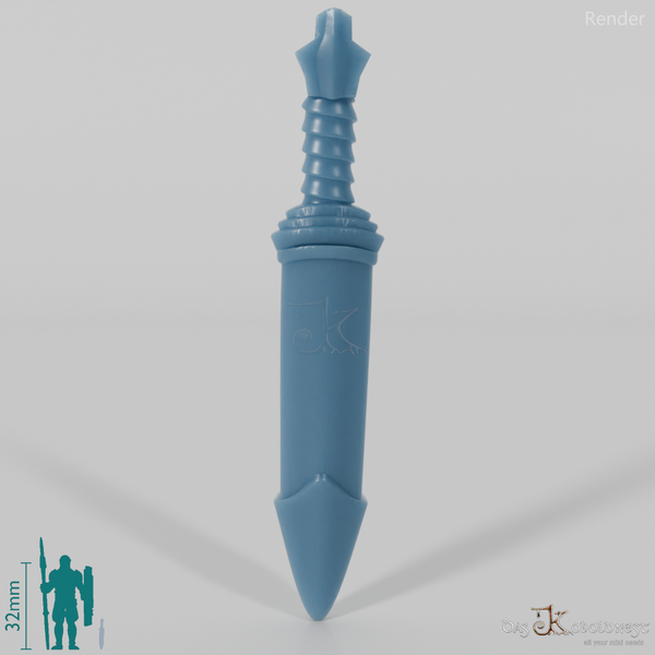 Halfling Accessories - Dagger C in sheath