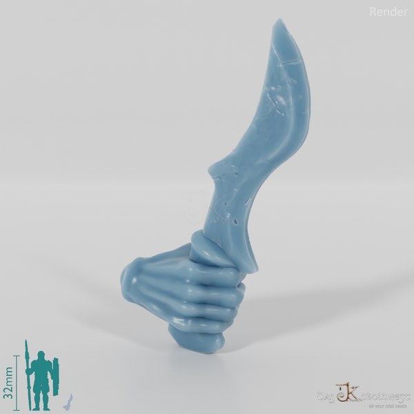 Orc dagger E with hand (blade on top)