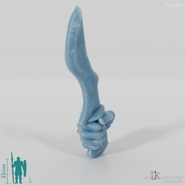 Orc dagger E with hand (blade on top)
