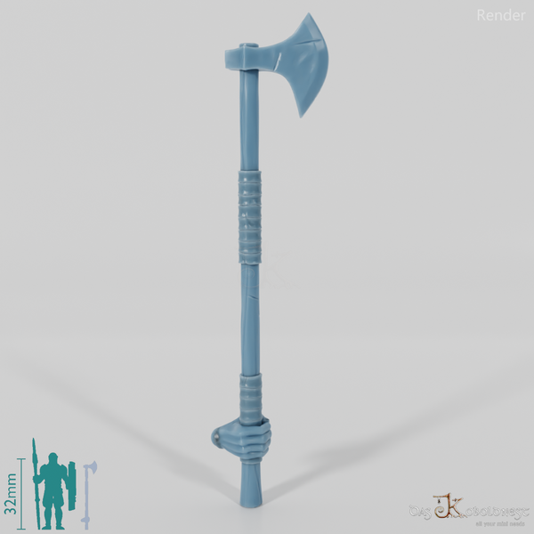 Rider Dane ax 1 with hand