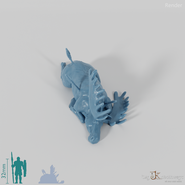 Hunting prey - shot elk