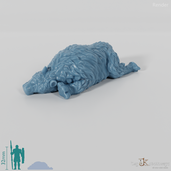 Coelodonta - Dead woolly rhinoceros calf