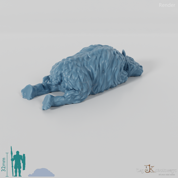 Coelodonta - Dead woolly rhinoceros calf