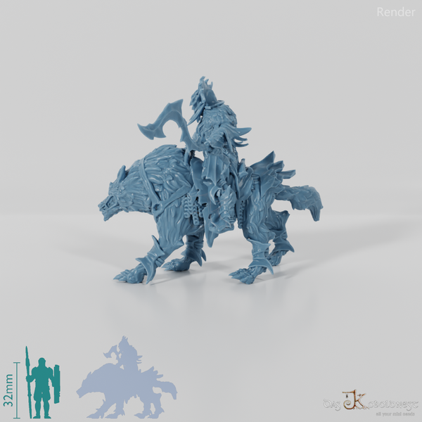 Ork - Shagrat auf Reitwolf