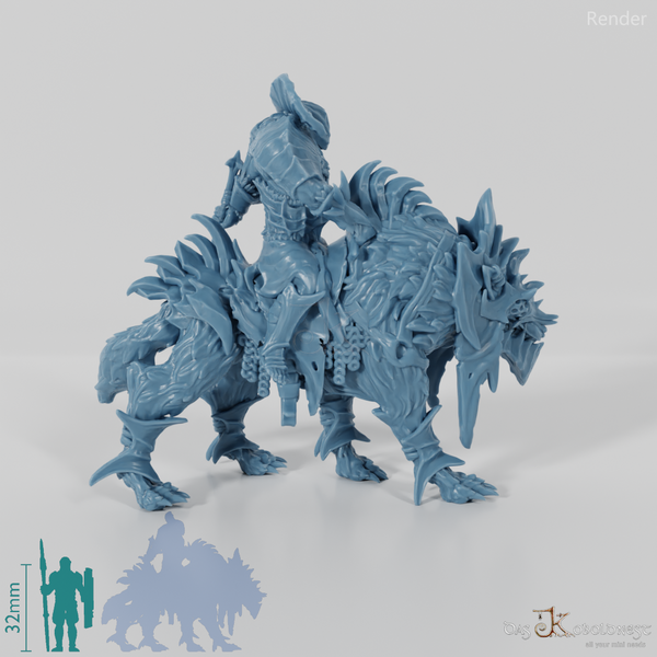 Orc - Ugmuz on riding wolf