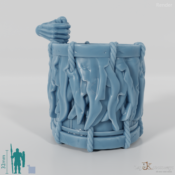 Ghost drum with hand