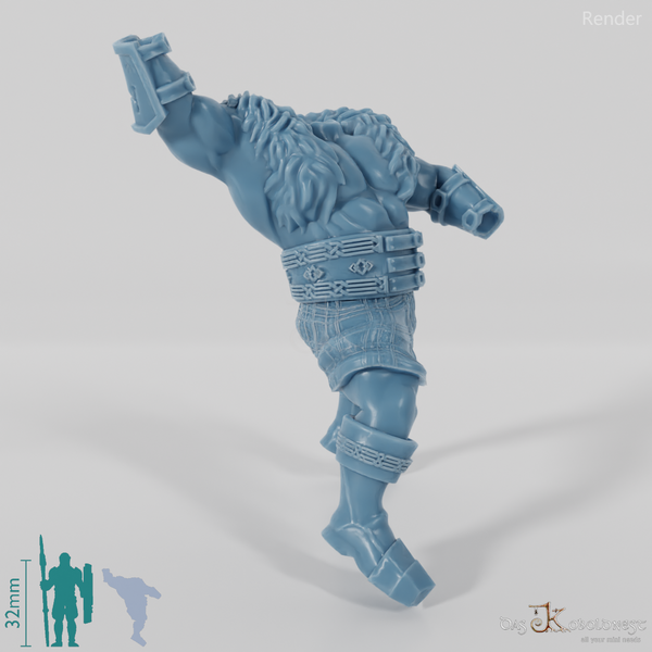 Modular Dwarven Berserker (Mounted)