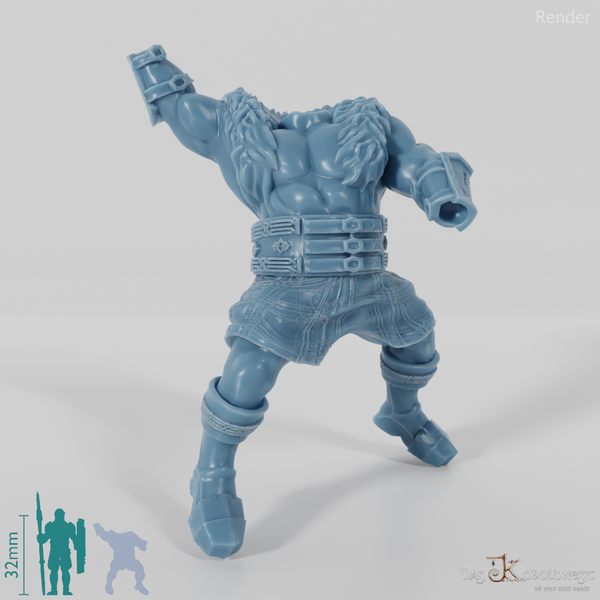 Modular Dwarven Berserker (Mounted)