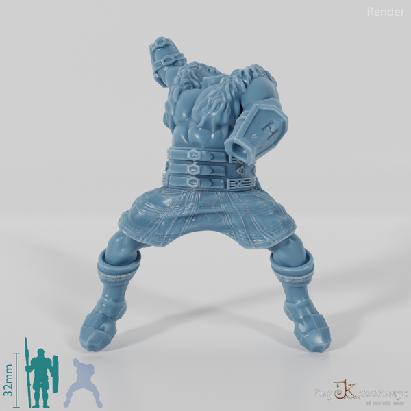 Modular Dwarven Berserker (Mounted)