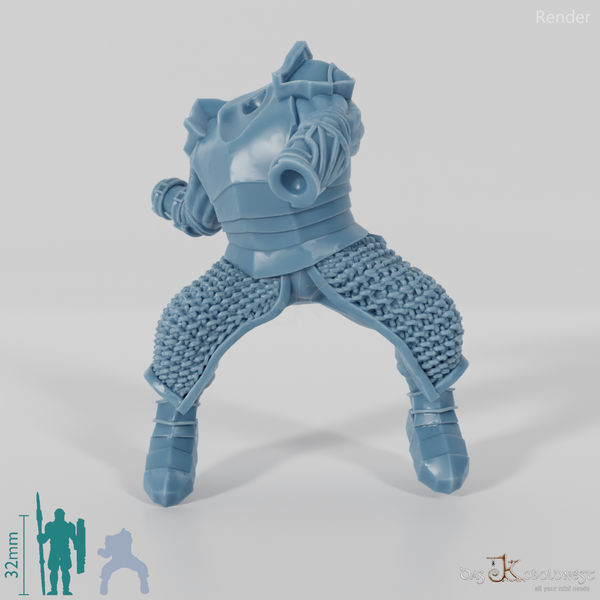 Modulare Zwergen-Tunnelwache (Beritten)