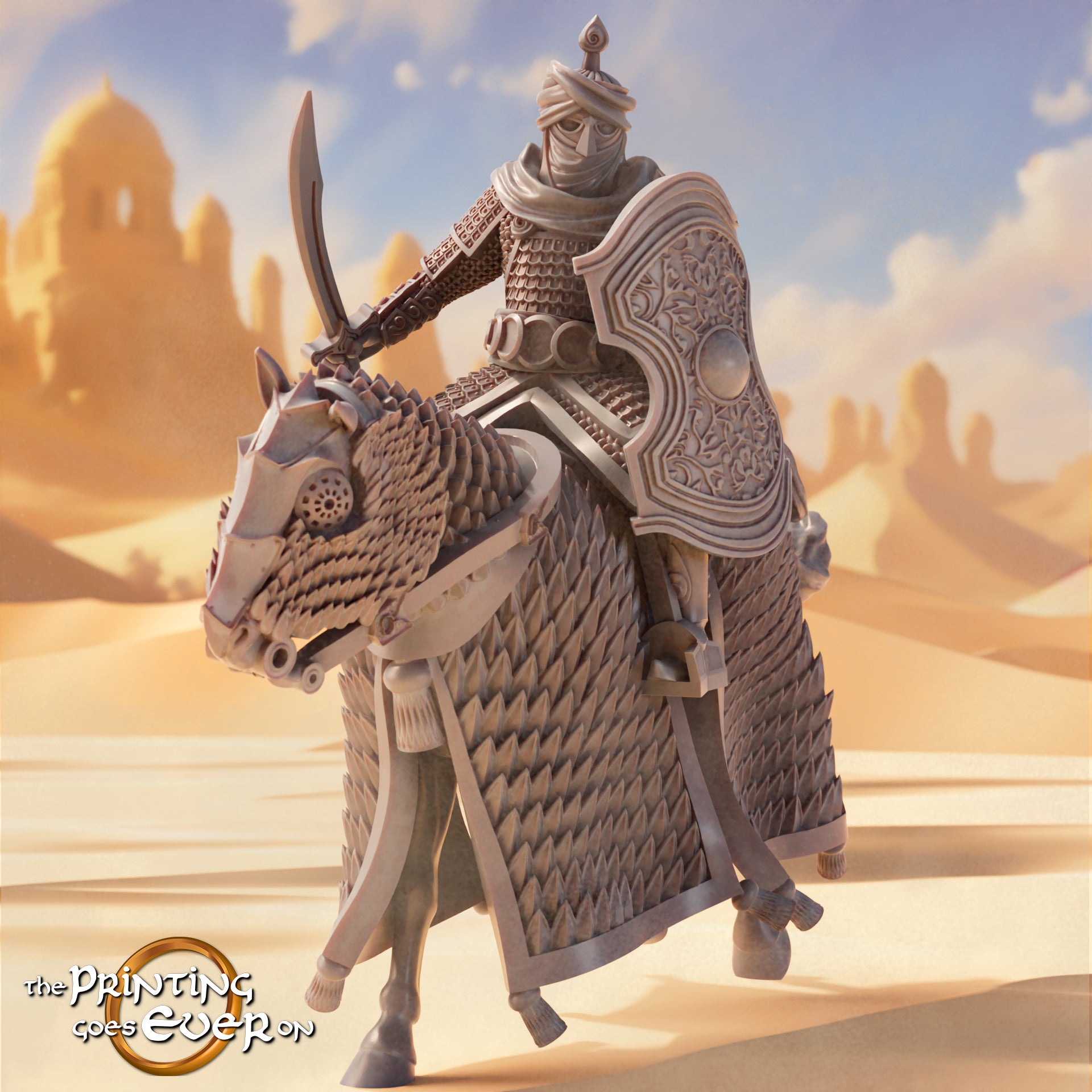 Eastern Man Cataphract A - Riding Pose