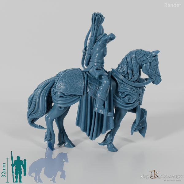 Coastal Elf Rifleman A, mounted