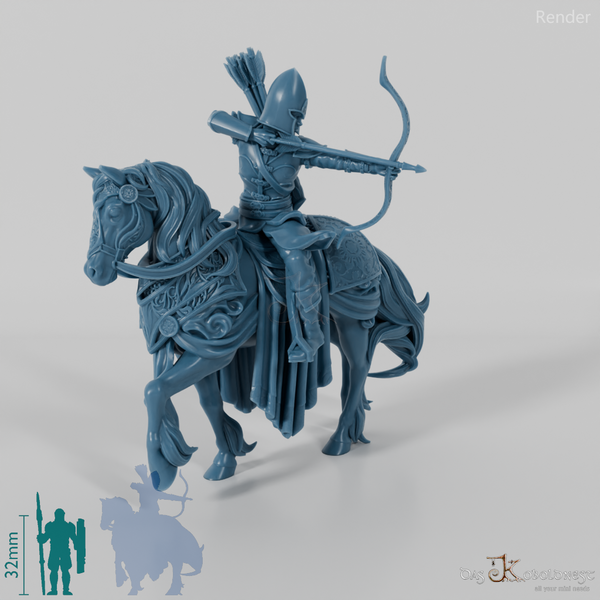 Coastal Elf Rifleman A, mounted