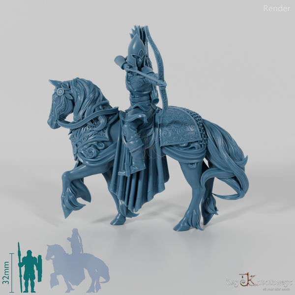 Coastal Elf Rifleman A, mounted