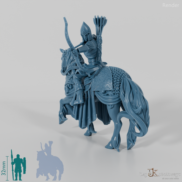 Coastal Elf Rifleman A, mounted