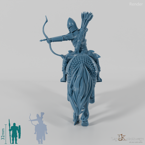 Coastal Elf Rifleman A, mounted