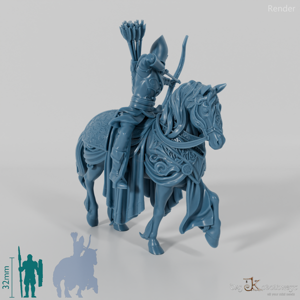 Coastal Elf Rifleman A, mounted