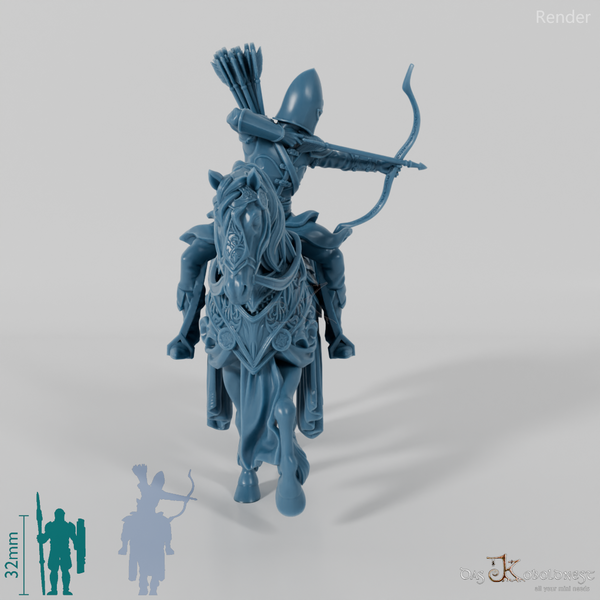 Coastal Elf Rifleman A, mounted