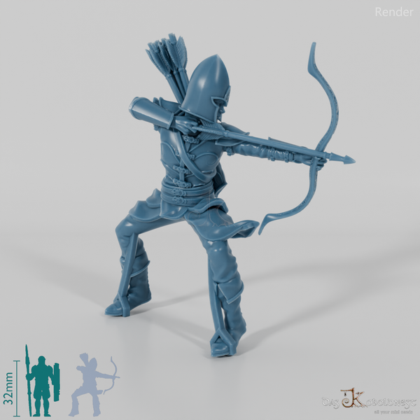 Coastal Elf Rifleman A, mounted