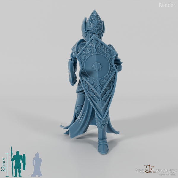 Küstenelfen-Wächter C mit Schwert