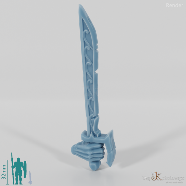 Geister-Säbel mit Hand