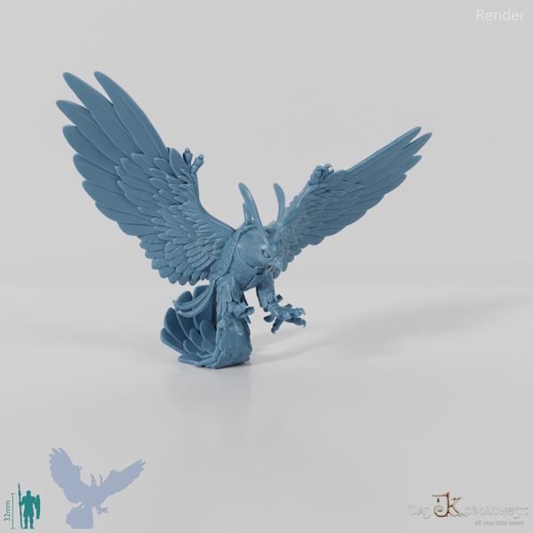 Bird of prey - Macha, saddled giant falcon