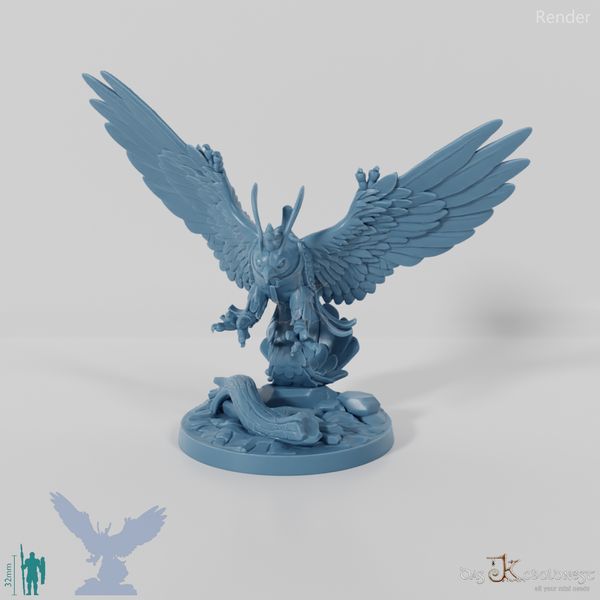 Bird of prey - Macha, saddled giant falcon