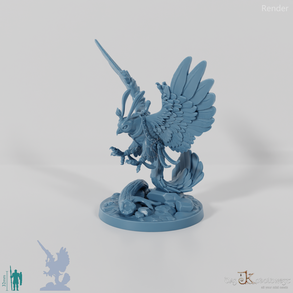 Bird of prey - Macha, saddled giant falcon