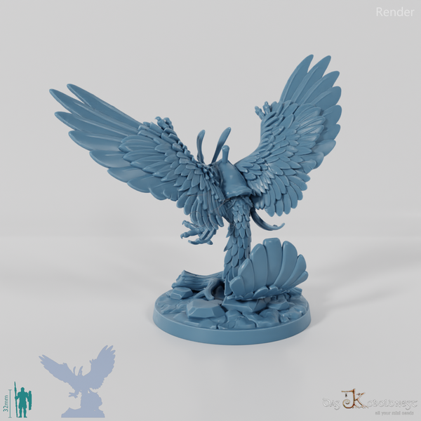 Bird of prey - Macha, saddled giant falcon