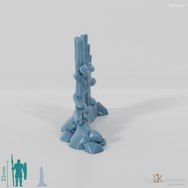 Archaisches, kleines Palisadenstück