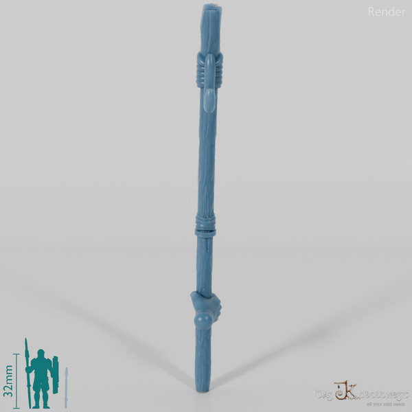 Halfling angel, grasped at the bottom with hand