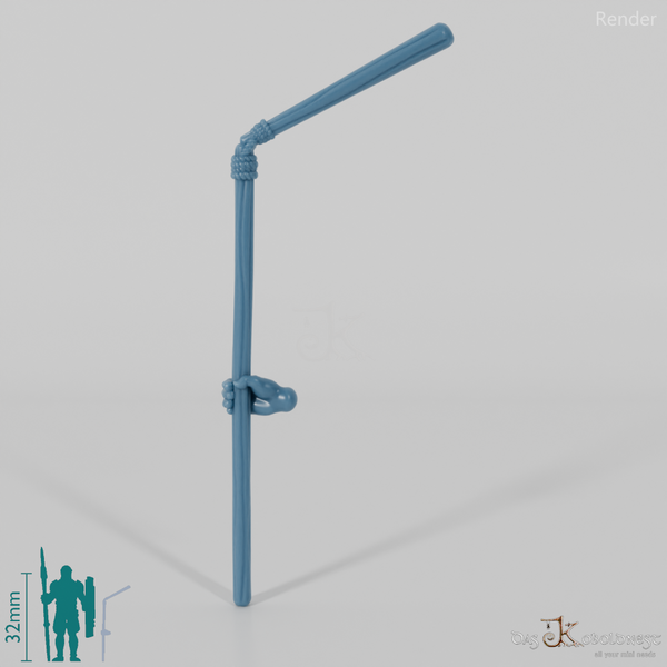 Halfling flail with hand