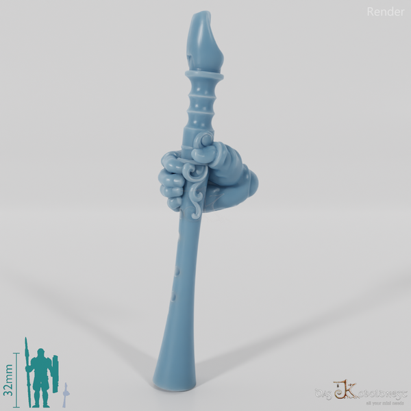 Fairy flute with hand