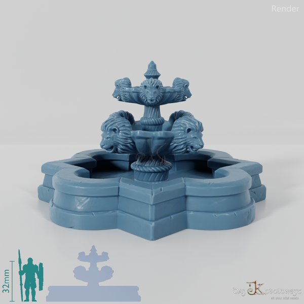 Ornamental fountain - The Lion Fountain (Quiet)