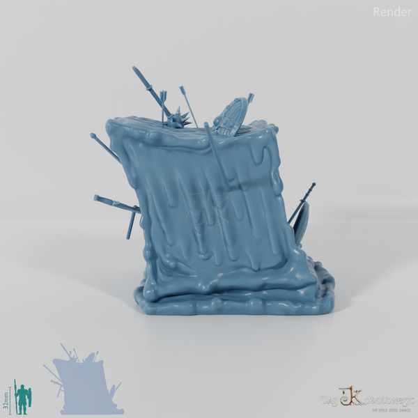 Riesiger Schleimwürfel