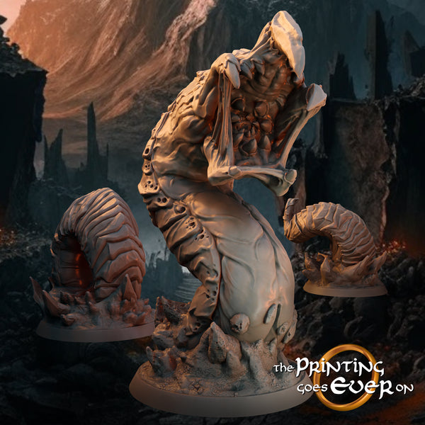 Grabender Riesenwurm