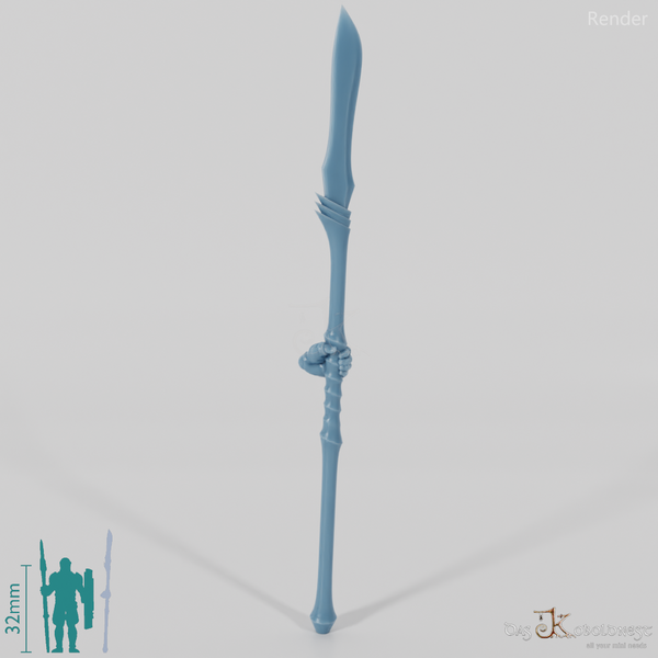 Elfen-Gleve mit Hand