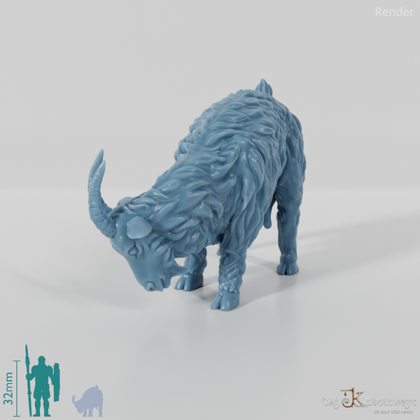 Ziege - Grasende Ziege