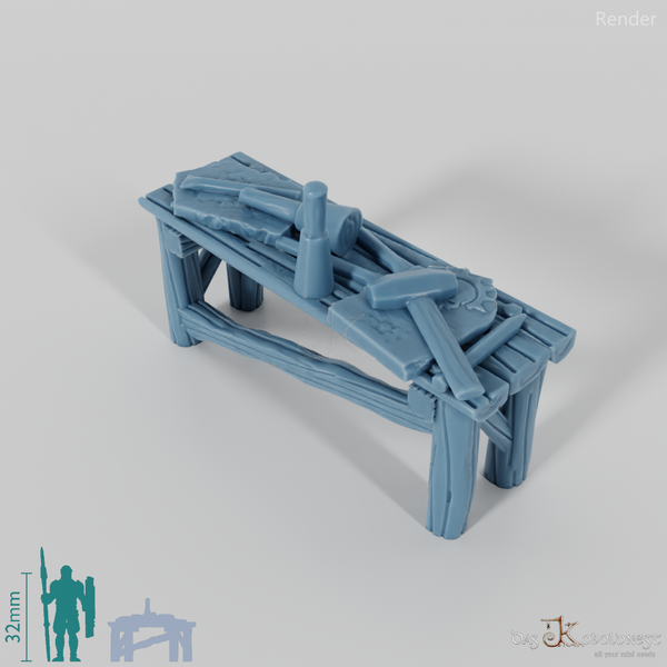 Table - undertaker's work table 02