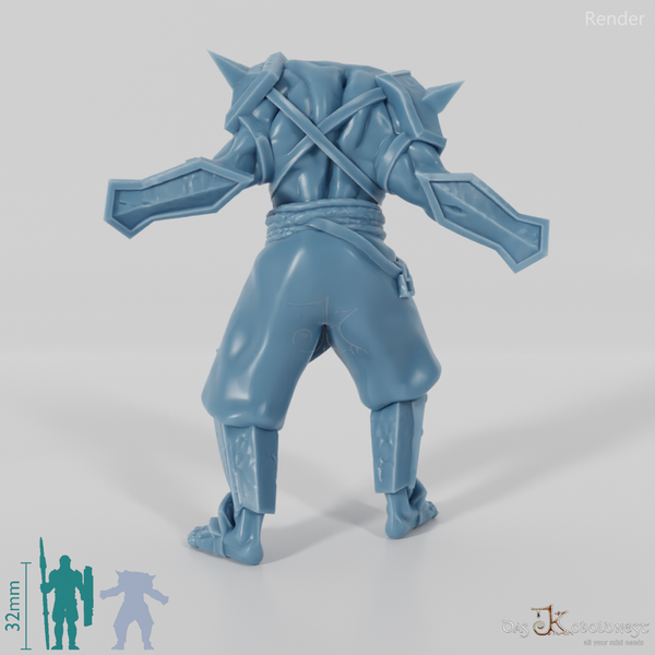 Modularer Halbork-Berserker A