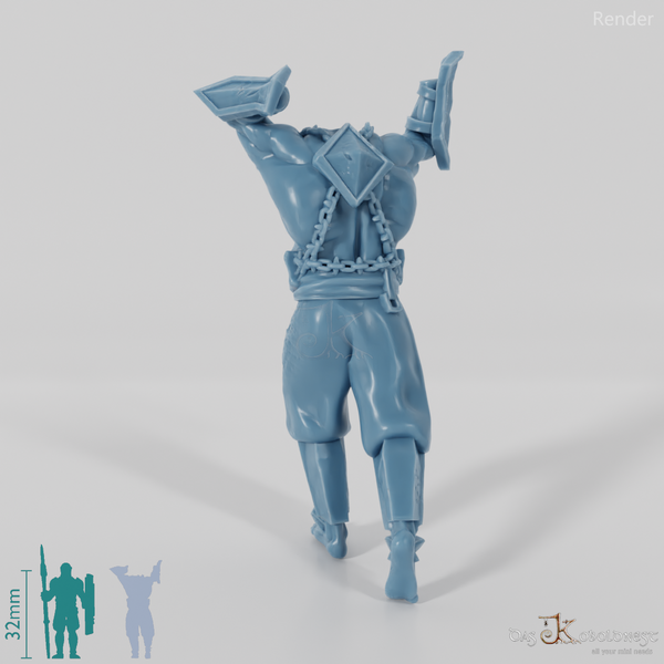 Modular Half-Orc Berserker B