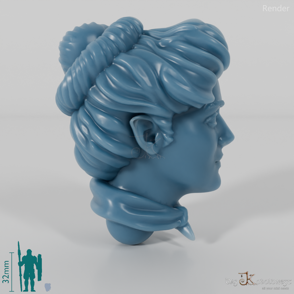 Halfling Head - Female 1