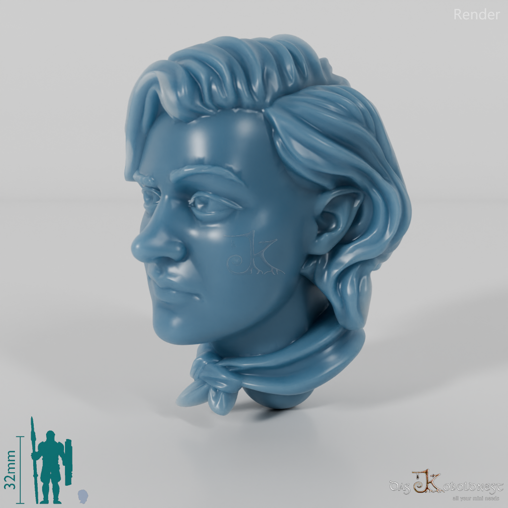 Halfling Head - Female 2